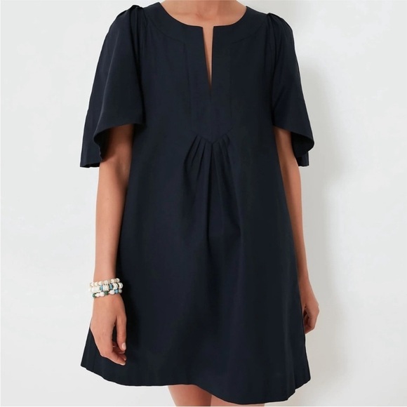 Pomander Place Dresses & Skirts - Tuckernuck Pompander Place Finley Flutter Sleeve Dress Black Size Large EUC